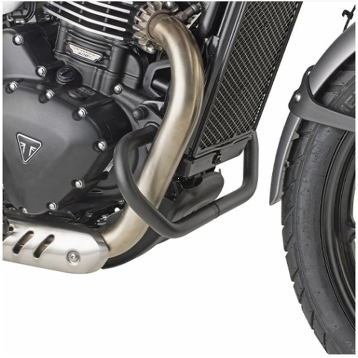 KAPPA gmole osłony silnika triumph scrambler 400 x '24-'25, speed 400 '24-'25, czarne