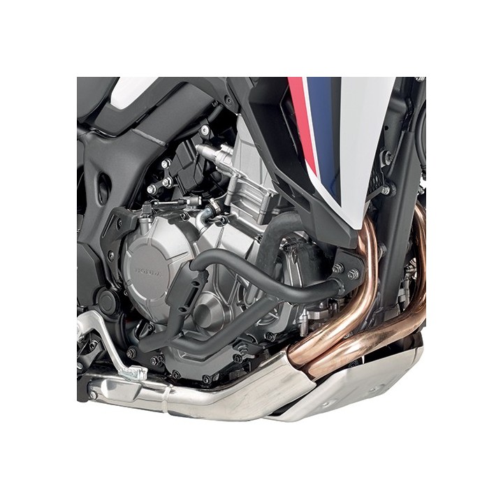 KAPPA gmole osłony silnika honda crf 1000L africa twin (16-19) czarne