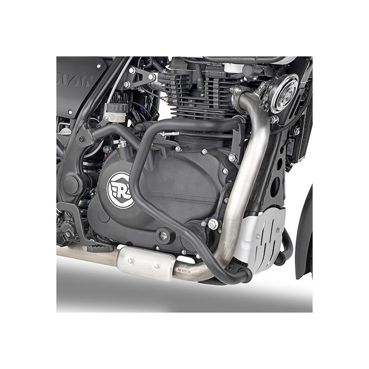 KAPPA gmole osłony silnika royal enfield himalayan '21-'23 scram 411 '22-'24 czarne