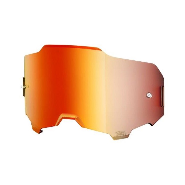 100 PROCENT ARMEGA / ARMATIC REPLACEMENT MIRROR RED LENS - SZYBA/SZYBKA/SZYBKA DO GOGLI ARMEGA / ARMATIC