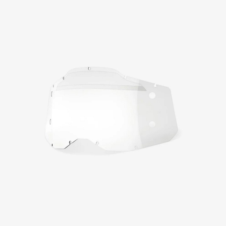 100 PROCENT AC2/ST2 FORECAST YOUTH REPLACEMENT LENS - CLEAR - SZYBA/SZYBKA DO FORECAST ROLL - OFF GOGLI POJEDYŃCZA ACCURI 2/STRA