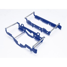 CROSSPRO osłony chłodnicy aluminiowe model light (do motocykla z wentylatorem) ktm EXC 125/250 '17-'18, SX 125 '19, husqvarna t…