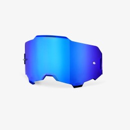 100 PROCENT ARMEGA / ARMATIC REPLACEMENT HIPER MIRROR BLUE LENS - SZYBA/SZYBKA/SZYBKA HIPER DO GOGLI ARMEGA / ARMATIC