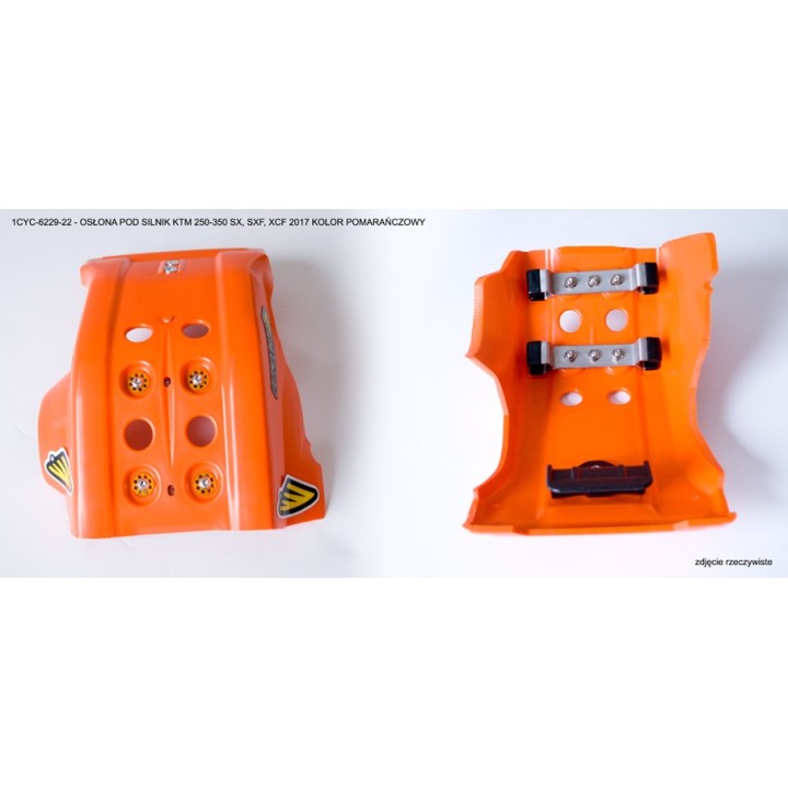 CYCRA osłona pod silnik full armor skid plate ktm sxf/sx-f/xcf/xc-f/exc/exc-f 250-350 '16-'18