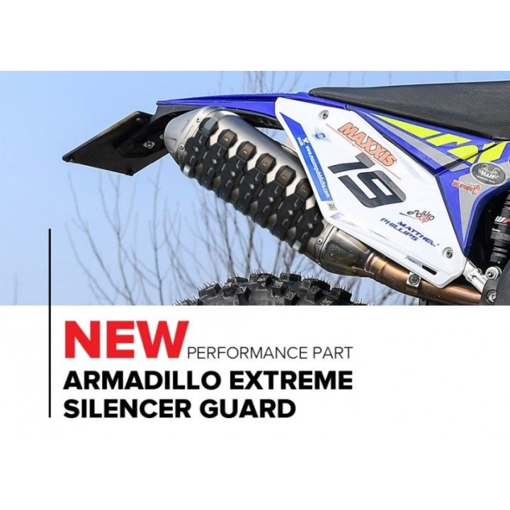 POLISPORT osłona tłumika uniwersalna armadillo extrem silencer guard