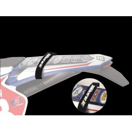 Plastiki i naklejki BLACKBIRD pas (pasek) tekstylny mocowany pod siedzenie enduro/cross (do wyciągania motocykla) (tył)