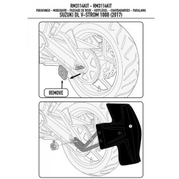 Plastiki i naklejki KAPPA mocowanie błotnika KRM01 i KRM02 suzuki dl 1000 v-strom (17-19) dl 1050 v-strom xt/de/se '20-'25 - za…