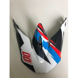 SHOT RACING WYPRZEDAŻ CZĘŚCI DASZEK (PEAK) DO KASKU FURIOUS SCORE BLACK/BLUE/RED