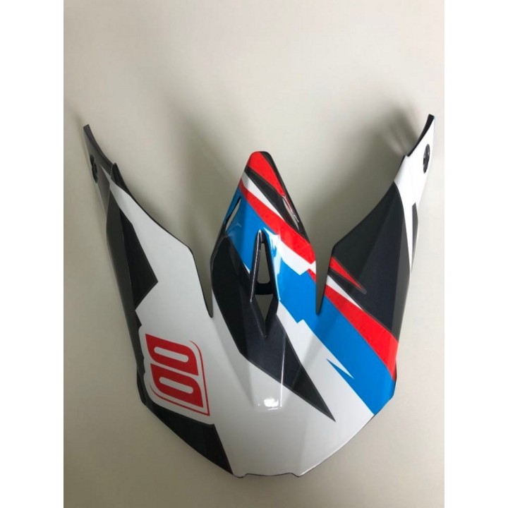 SHOT RACING WYPRZEDAŻ CZĘŚCI DASZEK (PEAK) DO KASKU FURIOUS SCORE BLACK/BLUE/RED