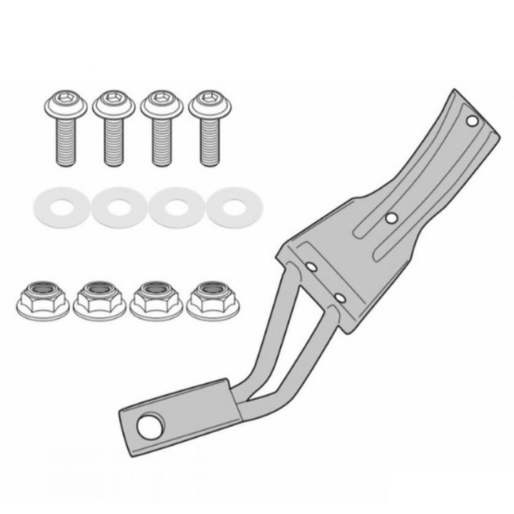 Plastiki i naklejki KAPPA mocowanie błotnika KRM01 i KRM02 honda x-adv 750 (17-25)