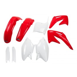 UFO komplet plastików (full kit) z osłonami teleskopów (amortyzatorów) honda crf 450 r '02-'03