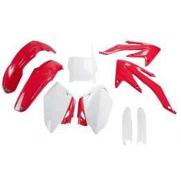 UFO komplet plastików (full kit) z osłonami teleskopów (amortyzatorów) honda crf 450 r '05-'06