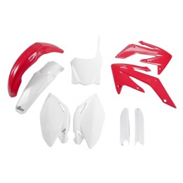 UFO komplet plastików (full kit) z osłonami teleskopów (amortyzatorów) honda crf 250R '08-09,