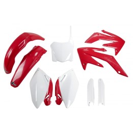 UFO komplet plastików (full kit) z osłonami teleskopów (amortyzatorów) honda crf 250R '08-'09