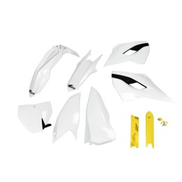 UFO komplet plastików (full kit) z osłonami teleskopów (amortyzatorów) husqvarna tc/fc 125/250/300/350/450 '14-'15