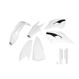 UFO komplet plastików (full kit) z osłonami teleskopów (amortyzatorów) husqvarna te/fe 125/250/300/350/450 '15-'16
