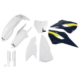 UFO komplet plastików (full kit) z osłonami teleskopów (amortyzatorów) husqvarna tc 250 '16,
