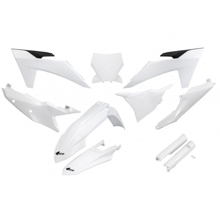 UFO komplet plastików (full kit) z osłonami teleskopów (amortyzatorów) ktm SX 125 / 250 / 300 tbi '23-'24, sx-f 250 / 350 / 450…
