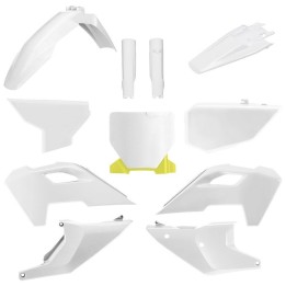 POLISPORT komplet plastików (full kit) husqvarna tc/fc '23-'24 w zestawie tablica przednia (8671700001) i osłony amortyzarorów…