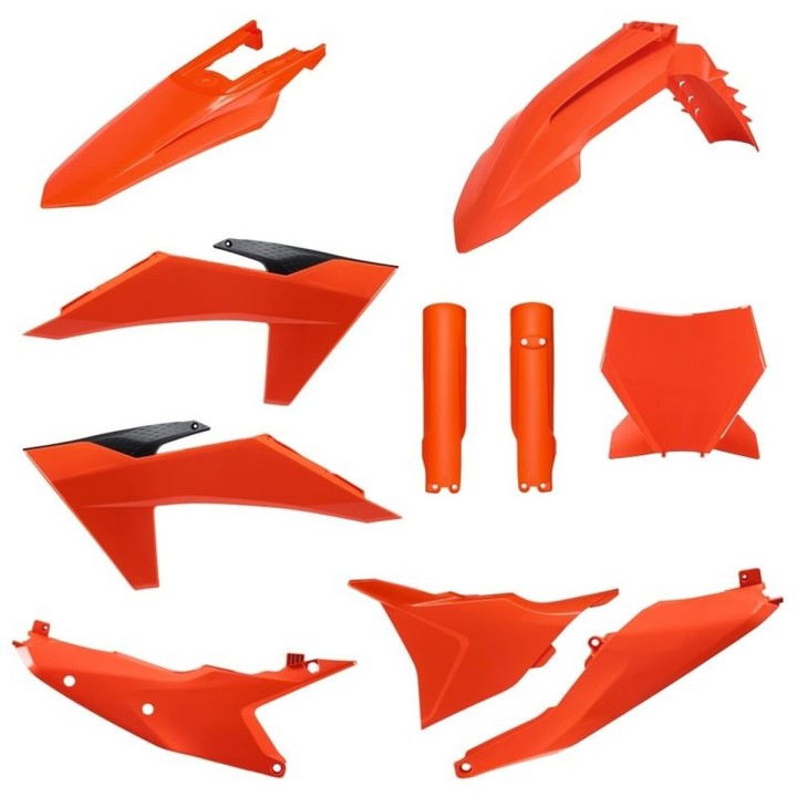 POLISPORT komplet plastików (full kit) ktm sx/sx-f/xc/xc-f '23-'24 w zestawie tablica przednia (8352500005) i osłony amortyzato…
