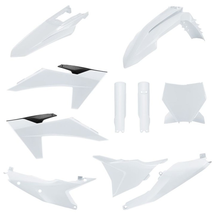 POLISPORT komplet plastików (full kit) ktm sx/sx-f/xc/xc-f '23-'24 w zestawie tablica przednia (8672000002) i osłony amortyzato…