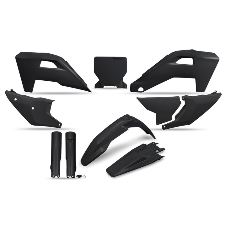 UFO komplet plastików (full kit) z osłonami teleskopów (amortyzatorów) husqvarna tc 125 / 150 / 250 / 300 '25-'26, tx 300 '25-'…