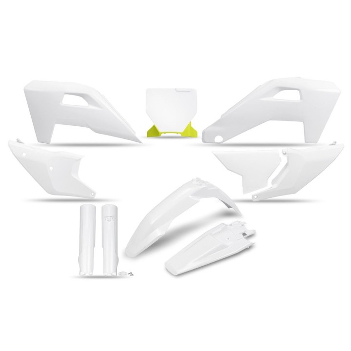 UFO komplet plastików (full kit) z osłonami teleskopów (amortyzatorów) husqvarna tc 125 / 150 / 250 / 300 '25-'26, tx 300 '25-'…