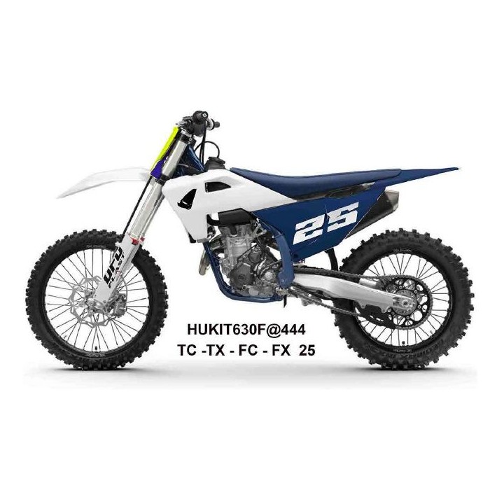 UFO komplet plastików (full kit) z osłonami teleskopów (amortyzatorów) husqvarna tc 125 / 150 / 250 / 300 '25-'26, tx 300 '25-'…