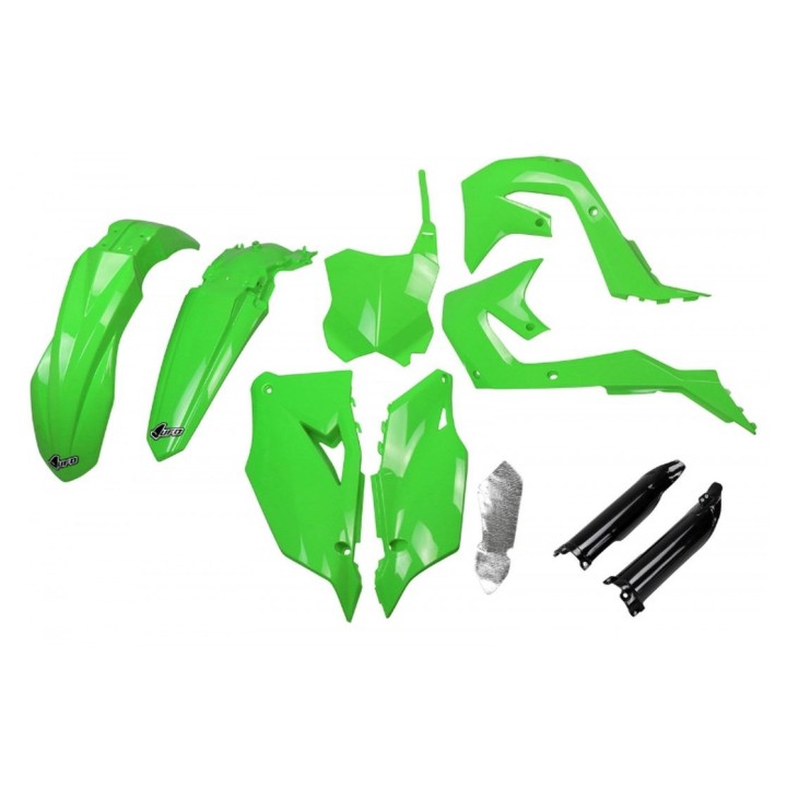 UFO komplet plastików (full kit) z osłonami teleskopów (amortyzatorów) kawasaki kxf 250 '21-24, kxf 450 '19-23