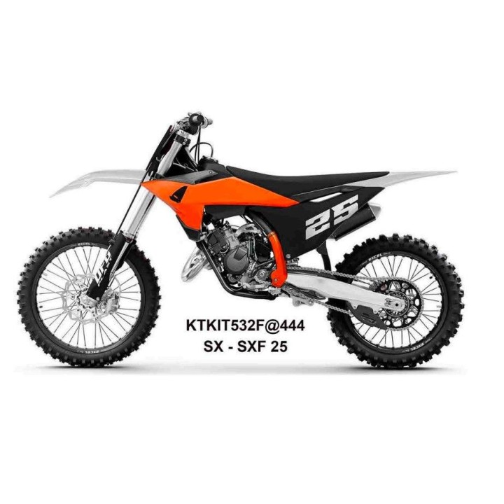 UFO komplet plastików (full kit) z osłonami teleskopów (amortyzatorów) ktm SX 125 / 150 / 250 / 300 '25-'26, sxf (sx-f) 250 / 3…
