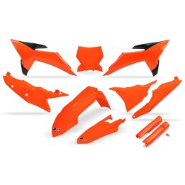 UFO komplet plastików (full kit) z osłonami teleskopów (amortyzatorów) ktm ssx 125 / 150 / 250 / 300 '25-'26, sxf (sx-f) 250 /…