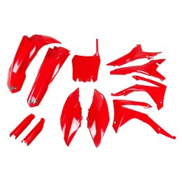 UFO komplet plastików (full kit) z osłonami teleskopów (amortyzatorów) honda crf 250R 14-17, crf 450R 13-16 z osłonami filtra p…