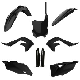 POLISPORT komplet plastików (full kit) kawasaki kx 250F '21-'24; kx 450F '19-'23 w zestawie tablica przednia (8665900003) i osł…