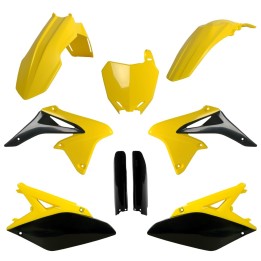 POLISPORT komplet plastików (full kit) suzuki rmz 250 '10-'18 w zestawie tablica przednia (8659300001) i osłony amortyzarorów (…