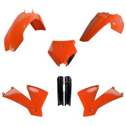 POLISPORT komplet plastików (full kit) ktm SX '03-'04 w zestawie osłony amortyzatorów (8399000001)