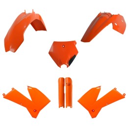 POLISPORT komplet plastików (full kit) ktm SX '05-'06; xc/xc-f 06-'07 w zestawie osłony amortyzatorów (8399000002)