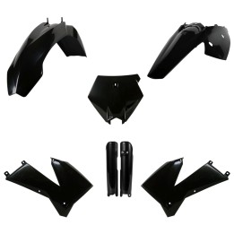 POLISPORT komplet plastików (full kit) ktm SX '05-'06; xc/xc-f 06-'07 w zestawie osłony amortyzatorów (8399000001)