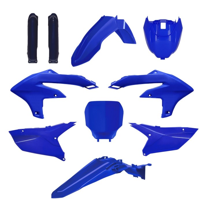 POLISPORT komplet plastików (full kit) yamaha yz 250F '24-'26; yz 450F '23-'25 w zestawie tablica przednia (8680900001) i osłon…
