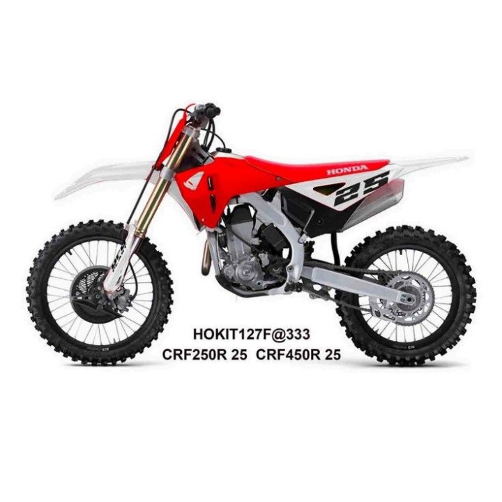 UFO komplet plastików (full kit) z osłonami teleskopów (amortyzatorów) honda crf 250 r / 450 r '25-'26