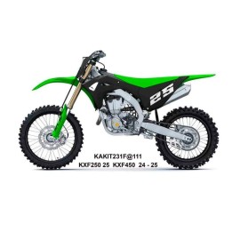 UFO komplet plastików (full kit) z osłonami teleskopów (amortyzatorów) kawasaki kxf 250 '25, kxf 450'24-'26, kx 450X '24-'26 ko…