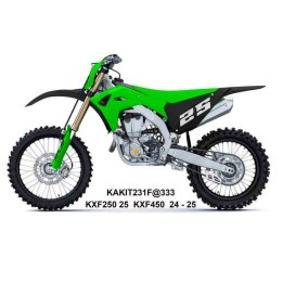 UFO komplet plastików (full kit) z osłonami teleskopów (amortyzatorów) kawasaki kxf 250 '25, kxf 450'24-'26, kx 450X '24-'26