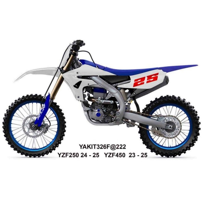 UFO komplet plastików (full kit) z osłonami teleskopów (amortyzatorów) yamaha yzf 250 '24-'26, yzf 450 '23-'25