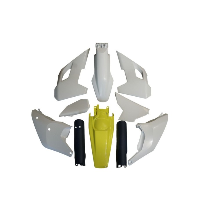 POLISPORT komplet plastików (full kit) husqvarna te/fe tpi '24-'25 w zestawie osłony amortyzatorów