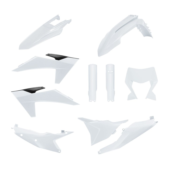 POLISPORT komplet plastików (full kit) ktm exc/exc-f/xc-w/xc-wf tbi '24-'25 w zestawie osłona lampy oraz osłony amortyzatorów (…