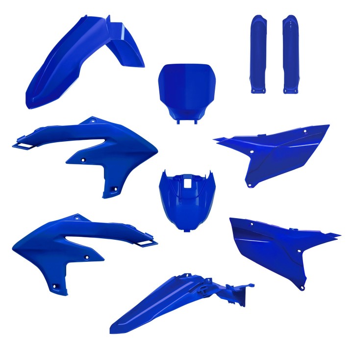 POLISPORT komplet plastików (full kit) yamaha yz 250F '24-'25; yz 450F '23-'25 w zestawie tablica przednia (8680900001) i osłon…