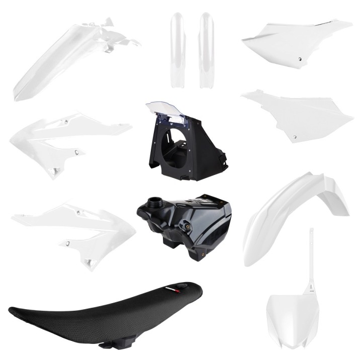 POLISPORT komplet plastików yamaha yz 125/250 '02-'21 (restyling na model 2022) (zawiera zbiornik paliwa; siedzenie kompletne;…