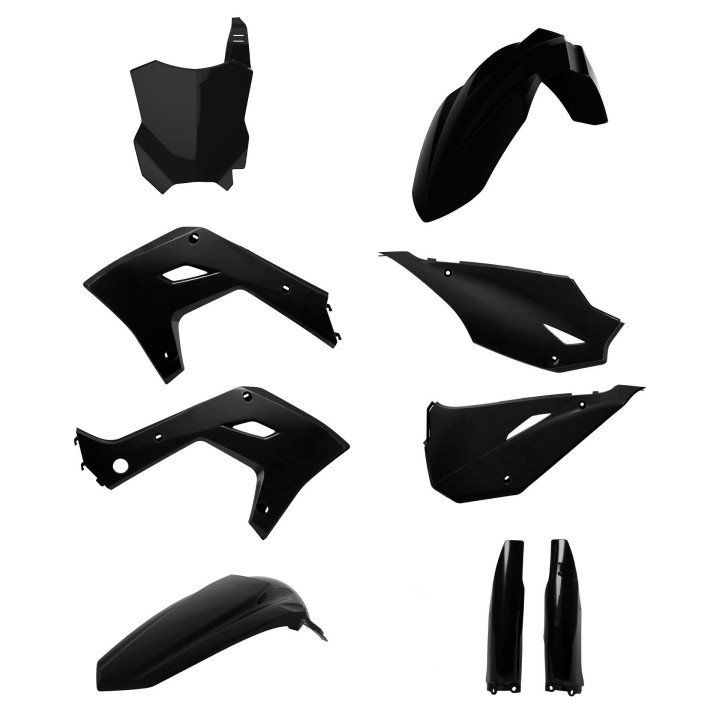 POLISPORT komplet plastików (full kit) kawasaki kx 125 '03-'08; kx 250 '03-'08 (restyling na model 2026) w zestawie tablica prz…