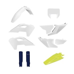 POLISPORT komplet plastików (full kit) husqvarna te/fe '24-'25 w zestawie osłona lampy przedniej (8681500001) i osłony amortyza…