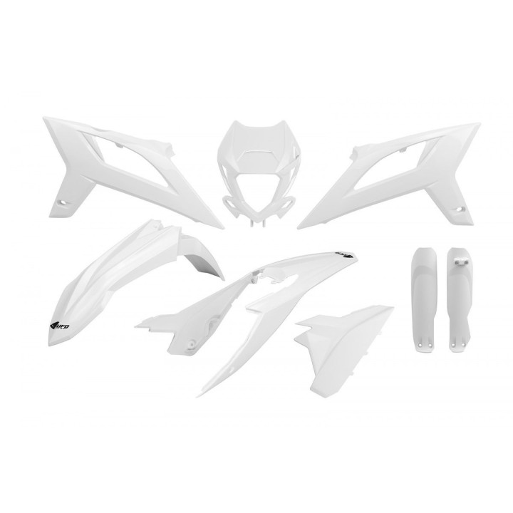 UFO komplet plastików (full kit) z osłonami teleskopów (amortyzatorów) beta rr 2T/4T 250 / 300 / 350 / 400 / 450 '25-'26