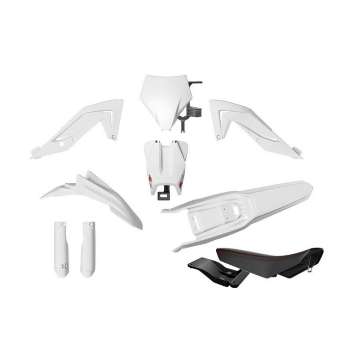 RACETECH (rtech) komplet plastików z osłonami teleskopów i siedzeniem talaria sting MX4 / MX5 / TL 4000 / 5500 '23-'25